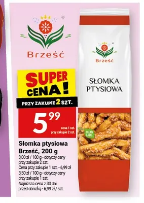 Słomka ptysiowa Brześć promocja w Twój Market