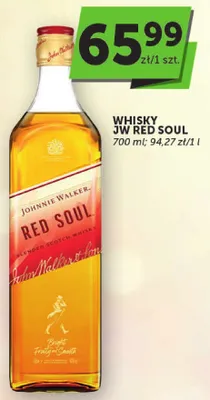 Whisky Johnnie Walker Red Soul Blended Scotch promocja w Groszek