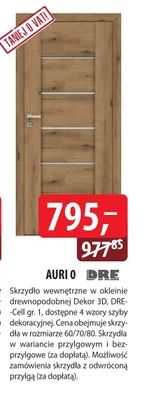 Drzwi AURI 0 DRE promocja w Dobre Dla Domu
