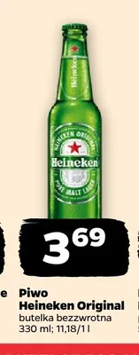 Piwo Heineken Original promocja w Netto
