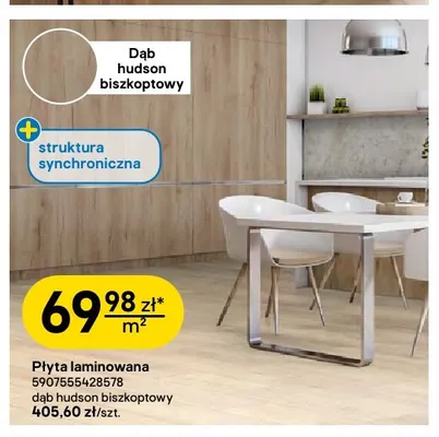 Płyta laminowana dąb hudson biszkoptowy Kronospan promocja w Castorama