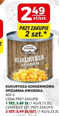 Kukurydza konserwowa spiżarnia dworska promocja w Top Market