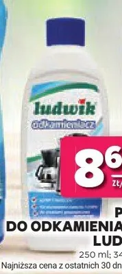 Płyn do odkamieniania Ludwik promocja w Stokrotka