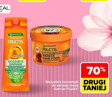 Kosmetyki do włosów marki Garnier Fructis promocja w Carrefour Market