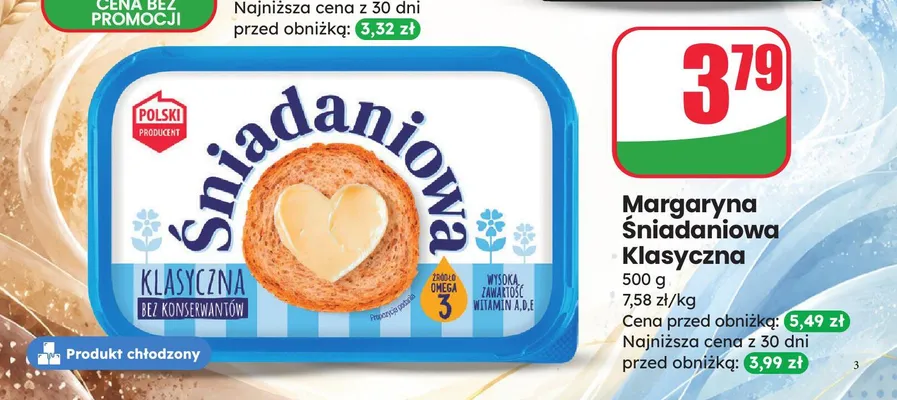 Margaryna Śniadaniowa Klasyczna promocja w Dino