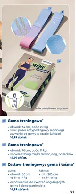 Guma treningowa 70 cm Spokey promocja w Biedronka