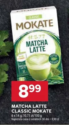 Matcha latte classic promocja w Stokrotka