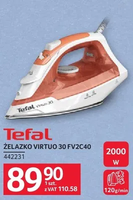 Żelazko TEFAL VIRTUO 30 FV2C40 442331 promocja w Selgros