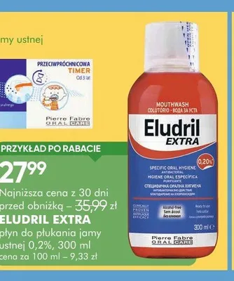 Płyn do płukania jamy ustnej Eludril Extra promocja w Super-Pharm