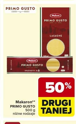 Makaron Spaghetti Primo Gusto promocja w Carrefour Market
