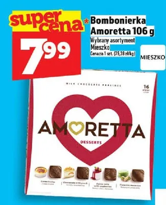 Bombonierka Amoretta Mieszko promocja w TOPAZ