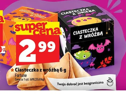Ciasteczka z wróżbą Fortune promocja w TOPAZ