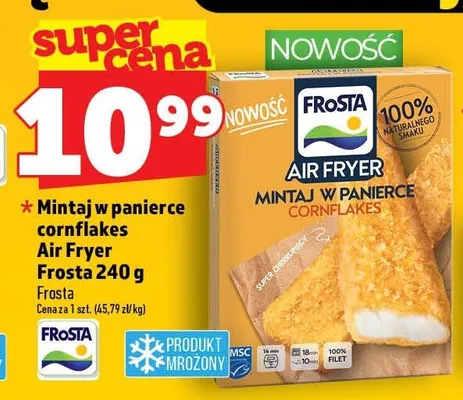 Mintaj w panierce cornflakes Air Fryer Frosta promocja w TOPAZ