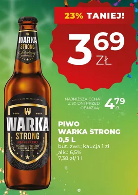 Piwo promocja w Duży Ben