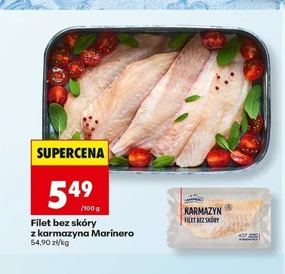 Filet bez skóry z karmazyna Marinero promocja w Biedronka