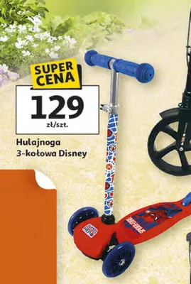 Hulajnoga 3-kołowa Disney promocja w Auchan