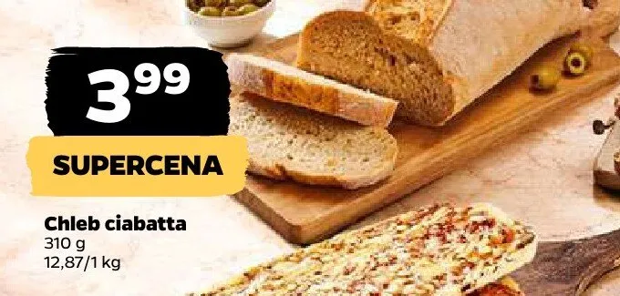 Chleb ciabatta promocja w Netto