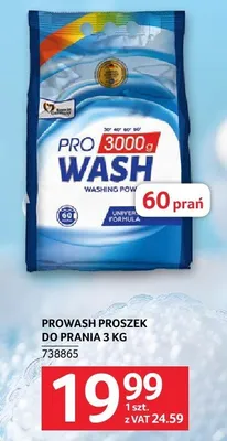Proszek Prowash do prania 3 kg promocja w Selgros