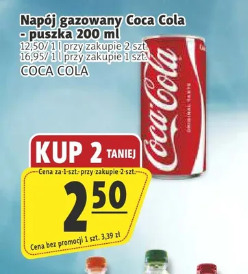 Napój gazowany Coca-Cola promocja w Prim Market