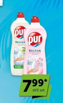 Płyn do naczyń Pur Balsam Aloe Vera promocja w Euro Sklep