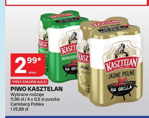 Piwo Kasztelan promocja w Chorten