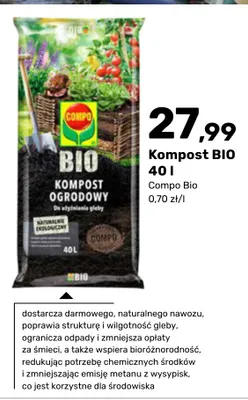 Kompost BIO 40l promocja w Bricomarche
