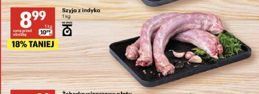 Szyja z indyka promocja w Delikatesy Centrum
