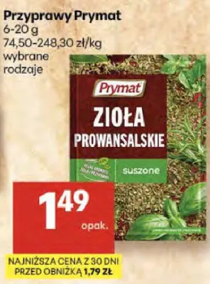 Przyprawy Zioła prowansalskie suszone promocja w Delikatesy Centrum
