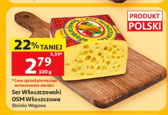 Ser Włoszczowski OSM Włoszczowa promocja w Auchan