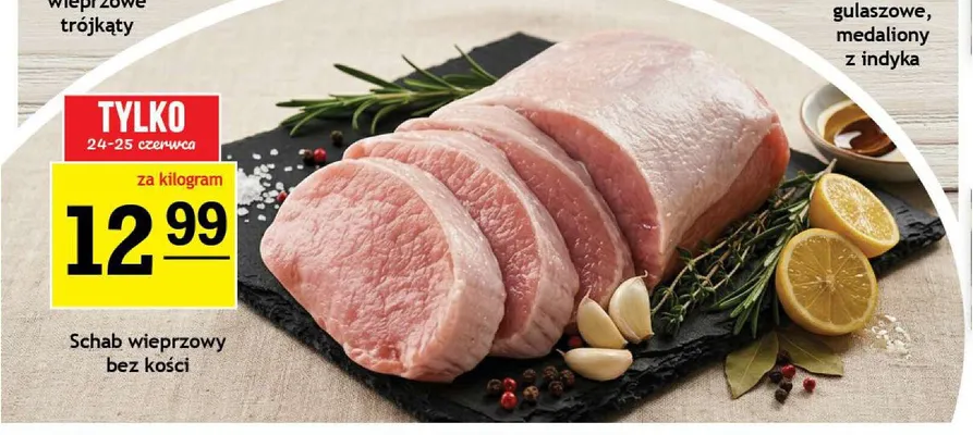 Schab wieprzowy bez kości promocja w Gram Market