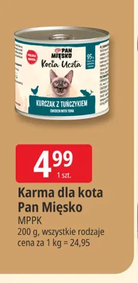 Karma dla kota Pan Mięsko promocja w Leclerc
