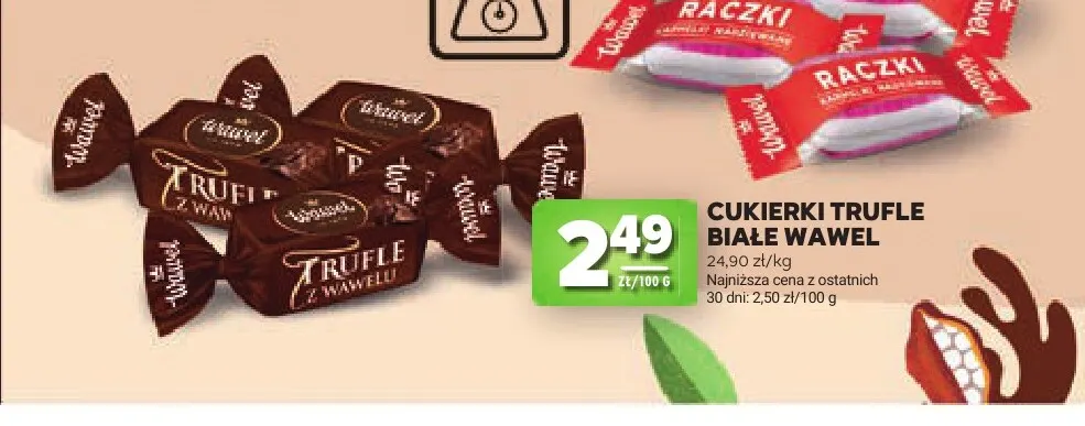 Cukierki trufle Wawel promocja w Stokrotka