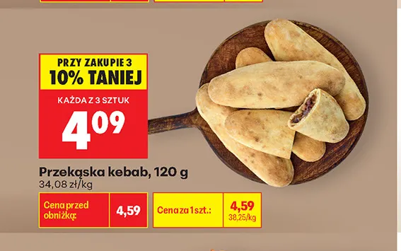 Przekąska kebab promocja w Biedronka