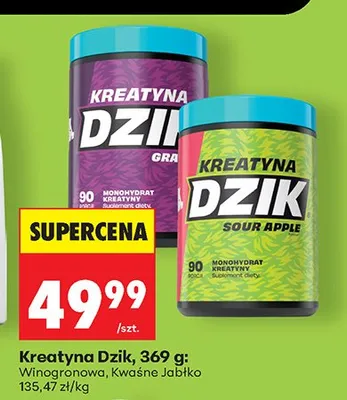 Kreatyna Dzik winogronowa promocja w Biedronka