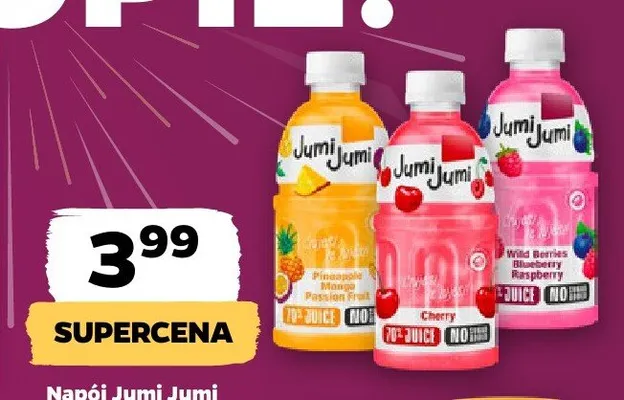 Napój Jumi Jumi Cherry promocja w Netto