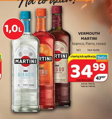 Wino różowe Vermouth Martini fiero promocja w Delfin