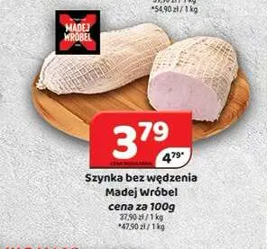 Szynka bez wędzenia Madej Wróbel promocja w Delfin