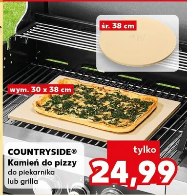 Kamień do pizzy Countryside do piekarnika lub grilla wym. 30x38cm promocja w Kaufland