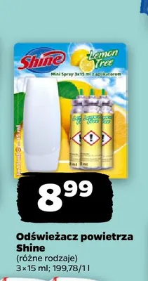 Odświeżacz powietrza Shine 3-pak promocja w Netto