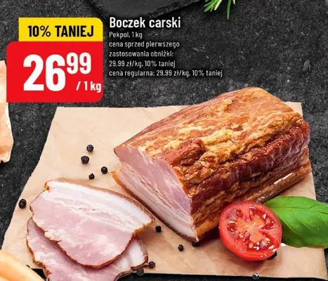 Boczek carski promocja w POLOmarket