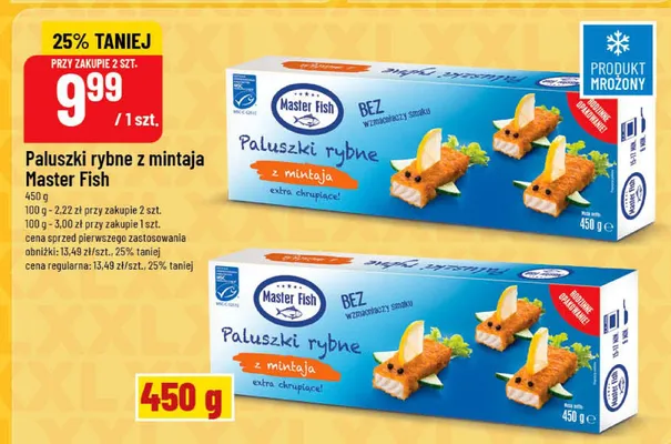 Paluszki rybne z mintaja promocja w POLOmarket