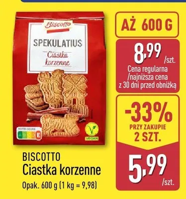 Ciastka korzenne promocja w Aldi