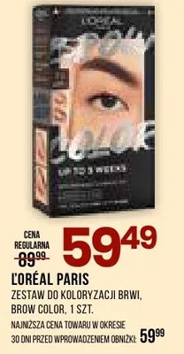 Zestaw do koloryzacji brwi Brow Color promocja w Drogerie Natura