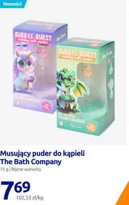 Musujący puder do kąpieli The Bath Company promocja w Action