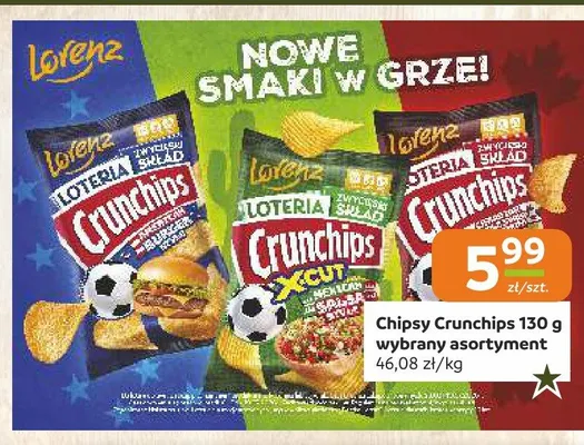 Chipsy Crunchips promocja w Społem Częstochowa