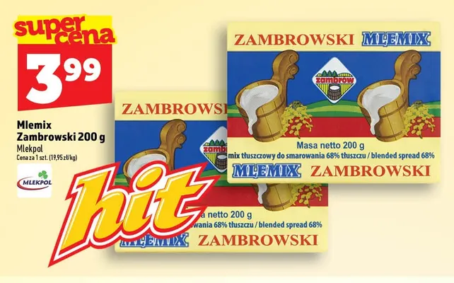 Mlemix Zambrowski promocja w TOPAZ