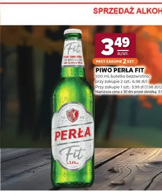 Piwo Perła Fit promocja w Stokrotka