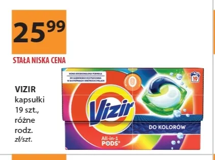 Kapsułki do prania Vizir promocja w Drogerie Laboo