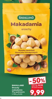 Orzechy makadamia Bakalland promocja w Kaufland