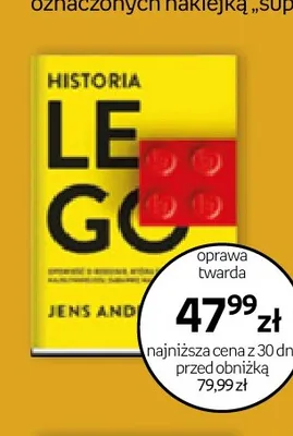 Książka Historia LEGO Jens Andersen promocja w Empik